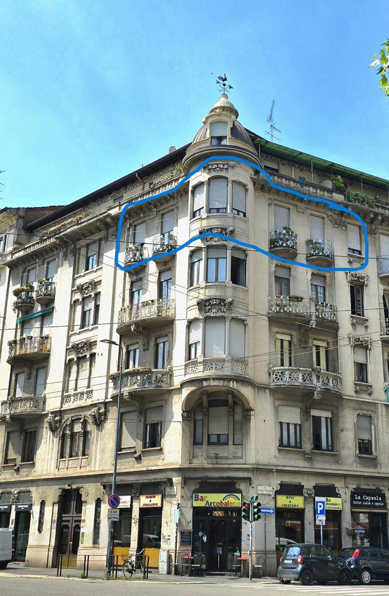 Homegallery - Elegante Appartamento Milanese 외부 사진